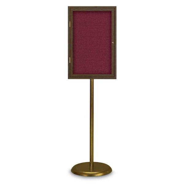 Corkboard, Triple Door, Radius Frame, 96x48", Satin/Black